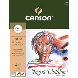 CANSON Zeichenpapierblock Ingres Vidalon, 240 x 320 mm