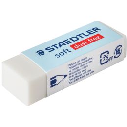 STAEDTLER Kunststoff-Radierer soft S20, wei