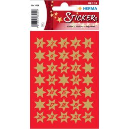 HERMA Weihnachts-Sticker DECOR Adventskalender, grau