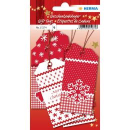 HERMA Weihnachts-Geschenkanhänger White Christmas