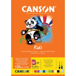 CANSON Tonpapierblock Kids, 240 x 320 mm, 185 g/qm, 10 Blatt