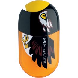 FABER-CASTELL Doppelspitzdose Adler, orange/schwarz