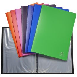 EXACOMPTA Sichtbuch, DIN A4, PP, 80 Hllen, farbig sortiert