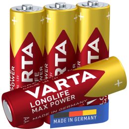 VARTA Alkaline Batterie LONGLIFE Max Power, Mignon (AA)