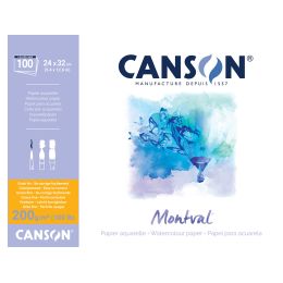 CANSON Zeichenpapier-Block Montval, 320 x 410 mm, 200 g/qm