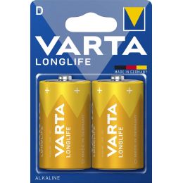 VARTA Alkaline Batterie Longlife, Mono (D/LR20)