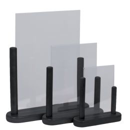 Securit Tischaufsteller TABLE, Acryl, DIN A5, schwarz