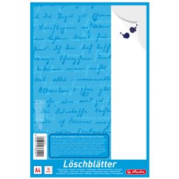 herlitz Löschpapierblock DIN A4, 80 g/qm, weiß