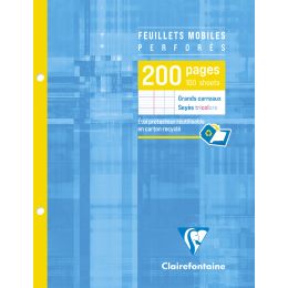 Clairefontaine Feuillets mobiles perfors, 170 x 220 mm