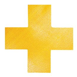 DURABLE Stellplatzmarkierung, Kreuz, selbstklebend, gelb