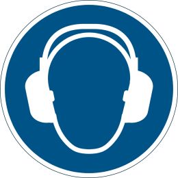 DURABLE Sicherheitskennzeichen Gehörschutz benutzen