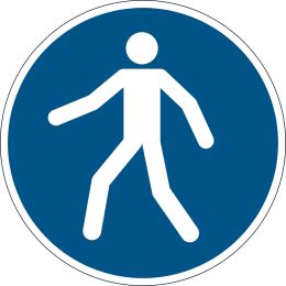 DURABLE Sicherheitskennzeichen Fugngerweg benutzen