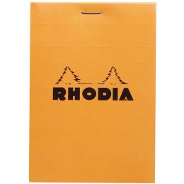 RHODIA Notizblock No. 12, 85 x 120 mm, kariert, orange
