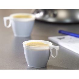STARPAK Kunststoff-Kaffeetassen, 0,18 l, wei, 60er