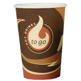 PAPSTAR Deckel für Hartpapier-Kaffeebecher Coffee To Go