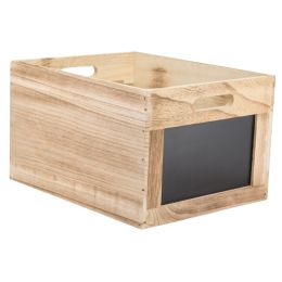 Securit Holzbox Tablecaddy, mit 2 Kreidetafelflächen
