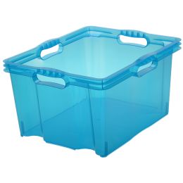 keeeper Aufbewahrungsbox franz, 24 Liter, blau