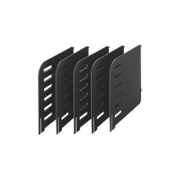 styro Ablagesystem-Grundeinheit styrorac, schwarz/grau