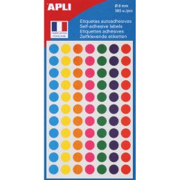 APLI Markierungspunkte, Durchmesser: 8 mm, farbig