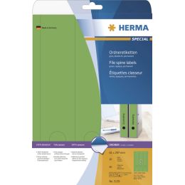 HERMA Ordnerrcken-Etiketten SPECIAL, 61 x 297 mm, gelb