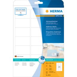 HERMA Inkjet-Etiketten SPECIAL, 63,5 x 38,1 mm, weiß