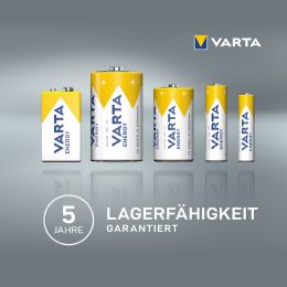 VARTA Alkaline Batterie ENERGY, Micro (AAA/LR3)