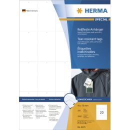 HERMA Warenanhänger SPECIAL, 93,5 x 52,5 mm, weiß