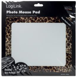 LogiLink Mauspad mit Fotoeinschub Leopard