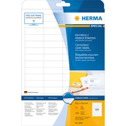 HERMA Korrektur-/Abdeck-Etiketten SPECIAL, 105 x 148 mm
