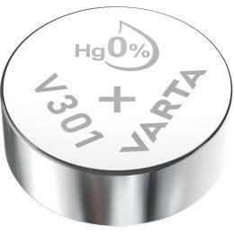 VARTA Silber-Oxid Uhrenzelle, V392 (SR41), 1,55 Volt
