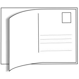 HERMA Postkartenetiketten, 95 x 145 mm, weiß