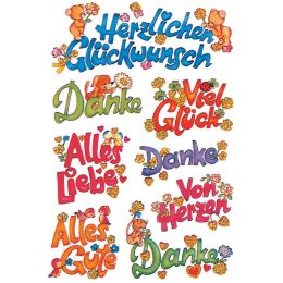 HERMA Sticker DECOR Kleebltter mit Marienkfer