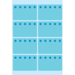 HERMA Tiefkühletiketten, 26 x 40 mm, blau, selbstklebend