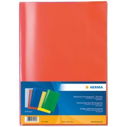 HERMA Heftschoner, DIN A5, aus PP, transparent-orange