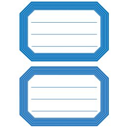 HERMA Buchetiketten, blaue Randgestaltung, 82 x 55 mm