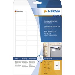 HERMA Outdoor Folien-Etiketten SPECIAL, 45,7 x 21,2 mm