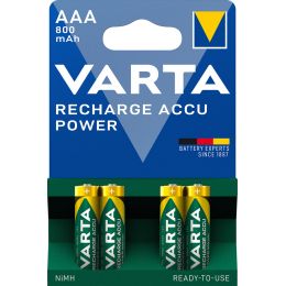 VARTA NiMH Akku Rechargeable Accu, Micro (AAA), 800 mAh