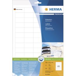 HERMA Universal-Etiketten PREMIUM, 210 x 297 mm, weiß