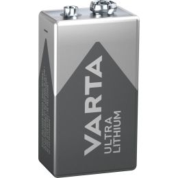 VARTA Lithium Batterie Ultra Lithium, E-Block (9V)