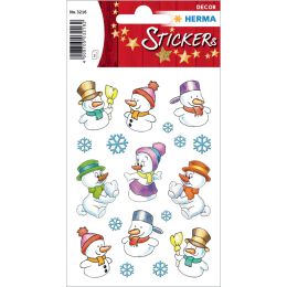 HERMA Weihnachts-Sticker DECOR Schneemänner