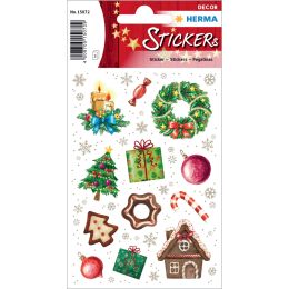 HERMA Weihnachts-Sticker DECOR Schneemnner