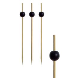 PAPSTAR Fingerfood-Spiee Black Pearl, Lnge: 125 mm