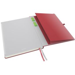 LEITZ Notizbuch Complete, DIN A4, kariert, schwarz