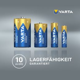 VARTA Alkaline Batterie Longlife Power, Micro AAA, Sparpack