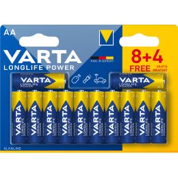 VARTA Alkaline Batterie Longlife Power, Mignon AA, Sparpack