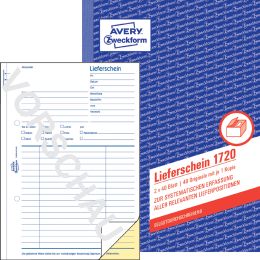 AVERY Zweckform Formularbuch Liefer-/Empfangsschein, A5
