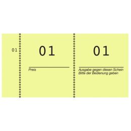 AVERY Zweckform Nummernblock 1 - 1000, 105 x 53 mm, 5-farbig