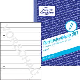 AVERY Zweckform Formularbuch Kurzbrief, 1/3 A4, 100 Blatt