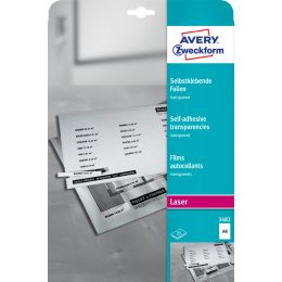 AVERY Zweckform Laser/Kopier-Folien A4 transparent 100 Stck