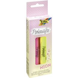 folia Perlenstifte Neon, 30 ml, 2er Set